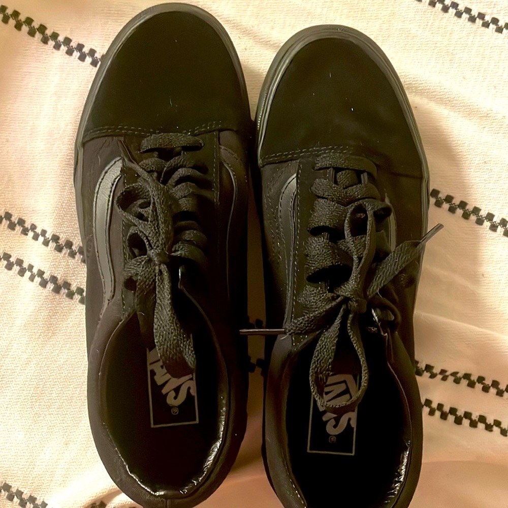 Vans Black Old Skool Platform Shoes